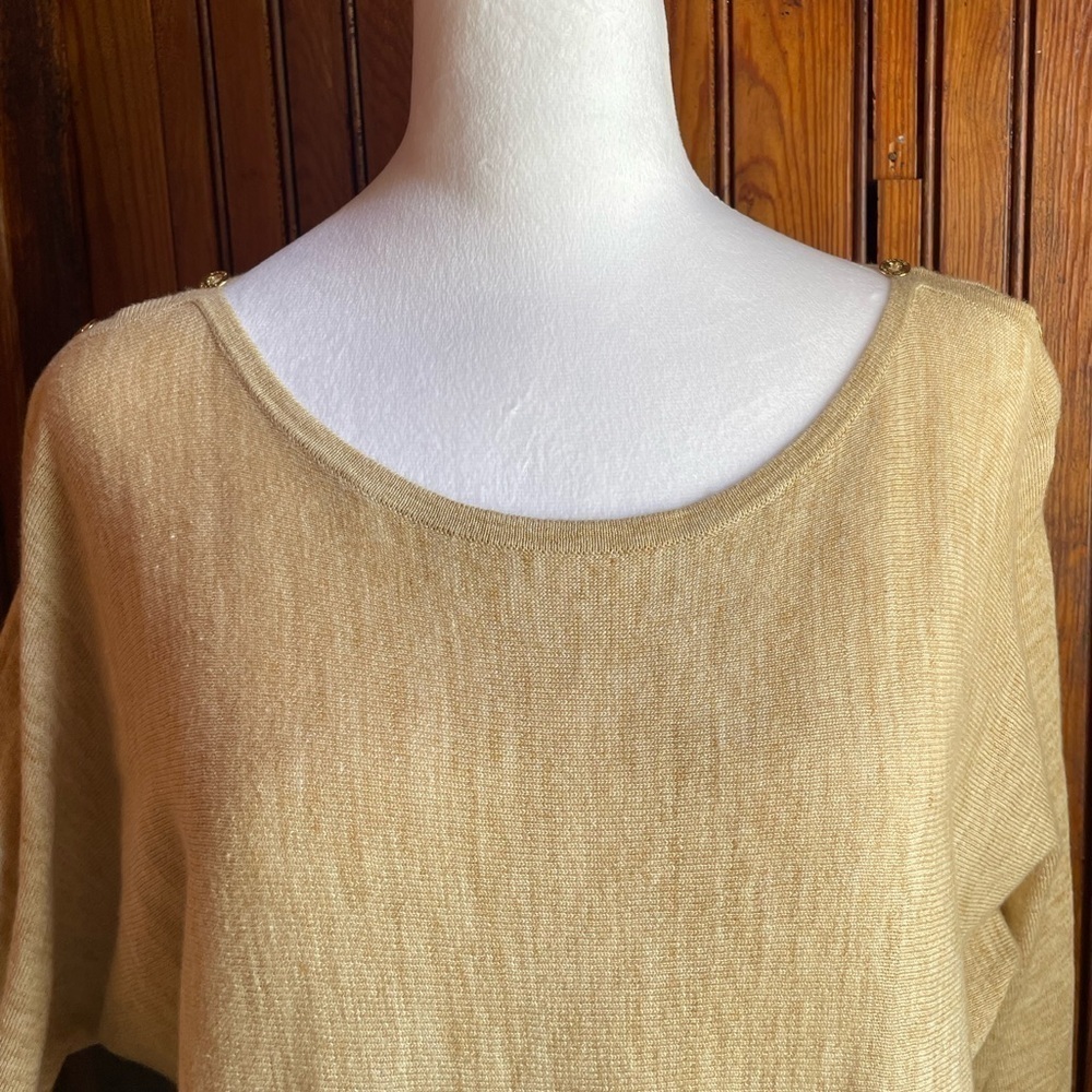 Lilly Pulitzer Cotton/Modal/Wool Tan Stretchy Soft Dress - Picture 3 of 9